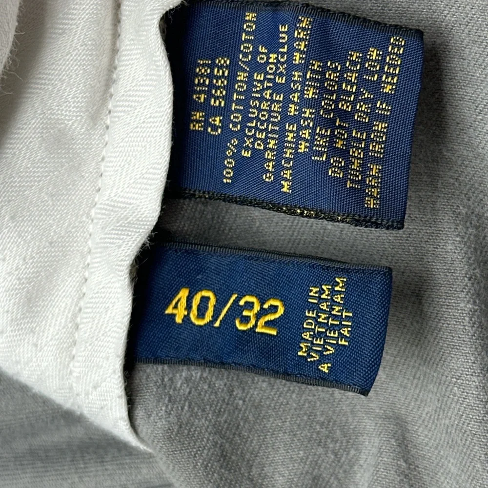 Ralph Lauren Blue Label Men's Gray Pants 5‎ pocket size 40x32 (B28)